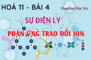 Điều kiện phản ứng trao đổi ion trong dung dịch các chất điện ly - hoá 11 bài 4